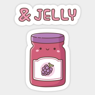 Cute Grape Jelly Jam Jar Sticker